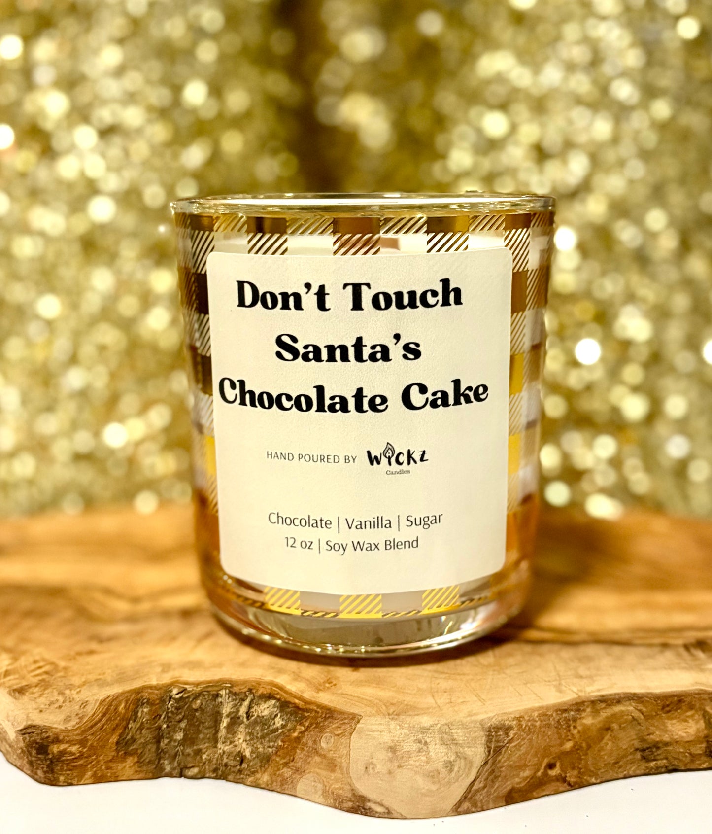 Don't Touch Santa's Chocolate Cake